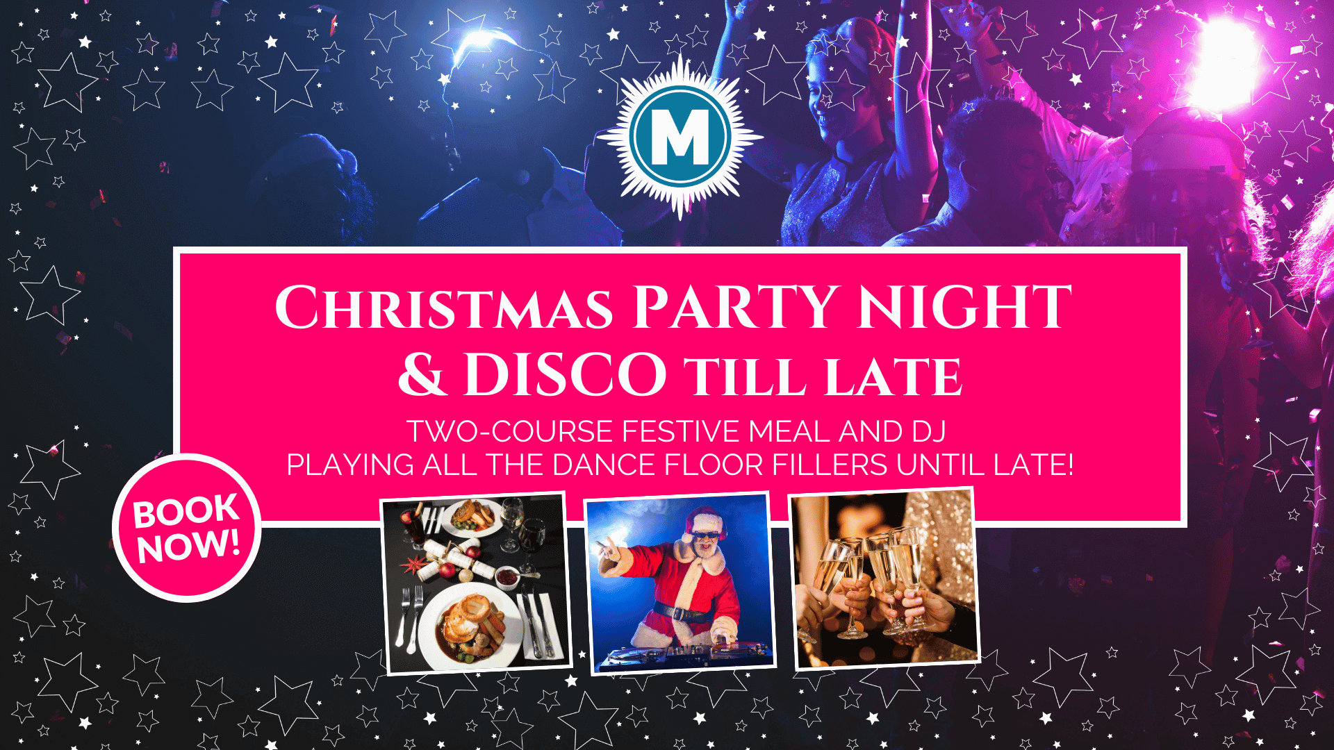 Metropolitan Bushey Christmas Party Night in Watford